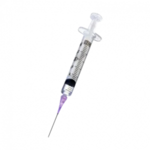 10 (TEN) 25G 1.5″ 3ml Syringe with Needle