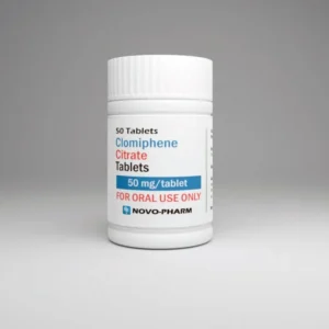 Clomid – Clomiphene (Anti-estrogen, PCT) 50mg/50tabs – Novo Pharm