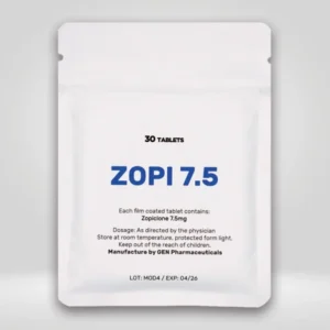 Zopi (Zopiclone) 7.5mg/30 tablets – Pharmacy Grade