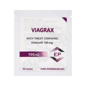 Viagrax (Sildenafil) – 100mg/tab – 50 tab/bag EU